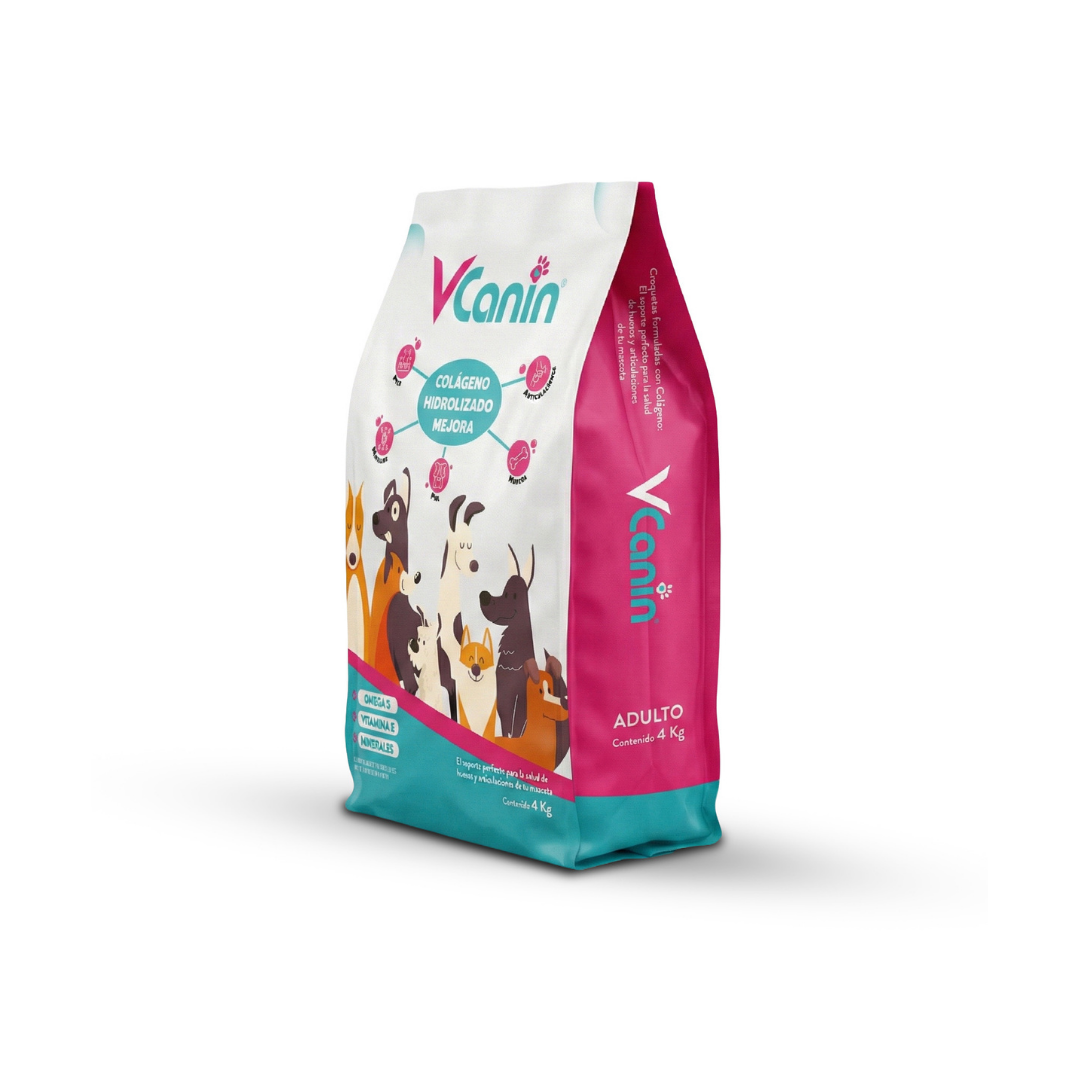 VCanin Adulto vista 3/4 de la bolsa